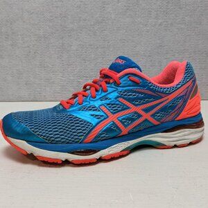 Asics Gel-Cumulus 18 Women Size 9 Aquarium FlashCoral BlueJewel Woman Sneaker
